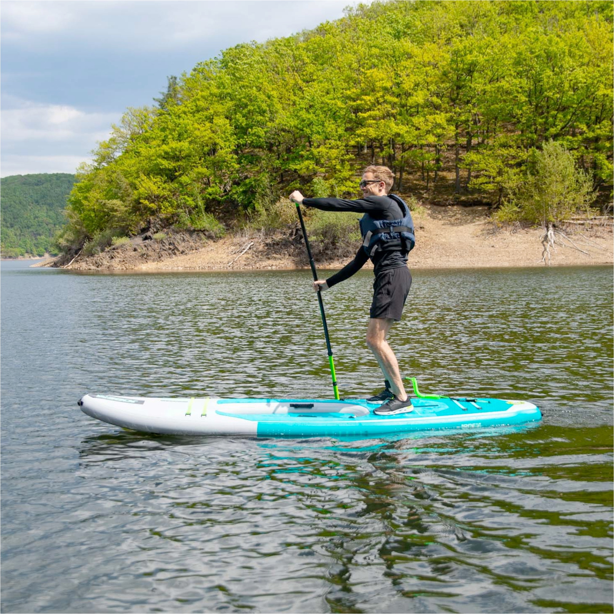 2026 Jobe Aero Tana Hybrid Sup Premium Board 11.2 Package 486426001 - White / Blue